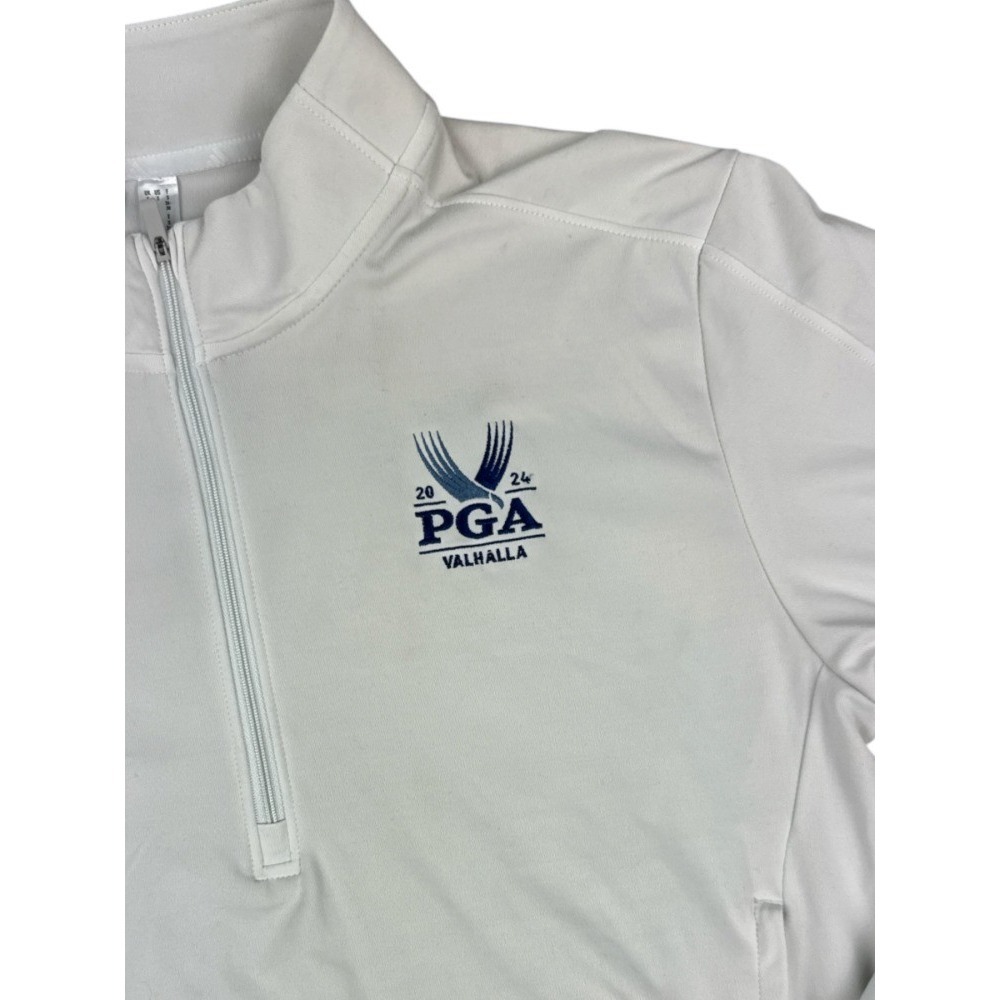 Adidas PGA Valhalla 2024 Quarter Zip Pullover Gray Mock Neck Women's Small - Picture 2 of 8